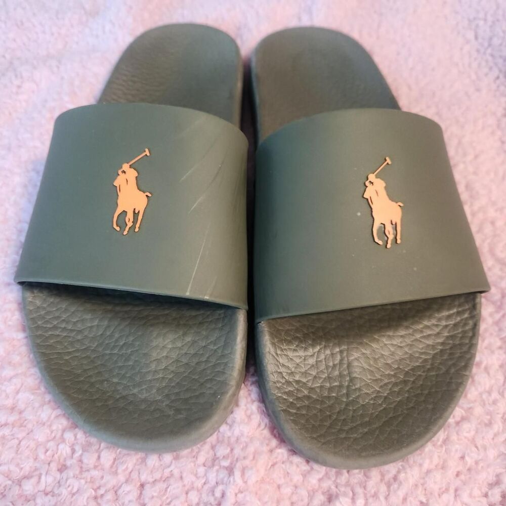 Ralph Lauren Polo Men's Green Slides
